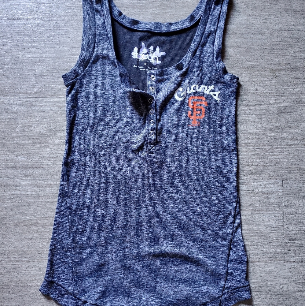 Sold ebay touch by Alyssa Milano Tank Top SF Giants Gray M